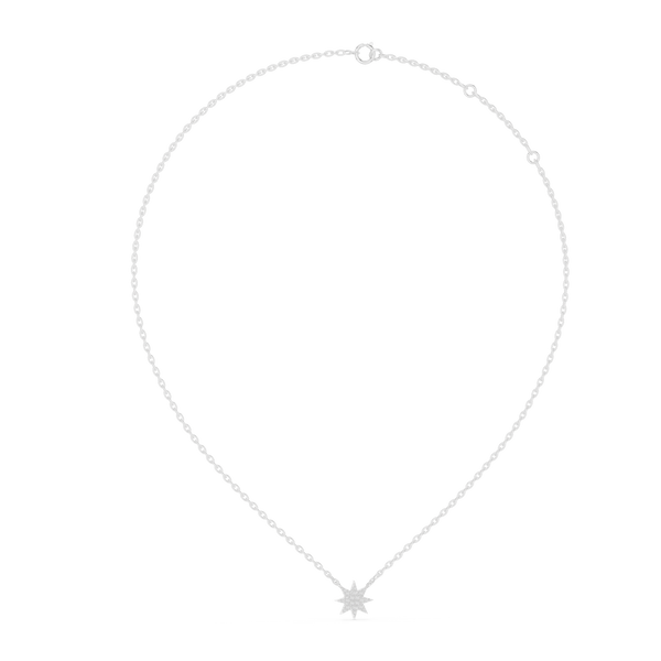 Star Round Diamond Pendant