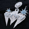 Custom latter with Star Moissanite Pendant