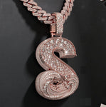 Wawy Custom Latter Moissanite Pendant