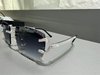Pass Diamond Tester Luxury Glasses Handmade Setting VVS Moissanite Diamond Iced Out Sunglasses for Men Women
