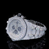 AP Silver With Three Time Function Working Diamond Watch