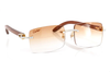 Bling Bling Rapper Jewelry Hip Hop Iced Out baguette Cut GRA Vvs Moissanite Diamond Sunglasses