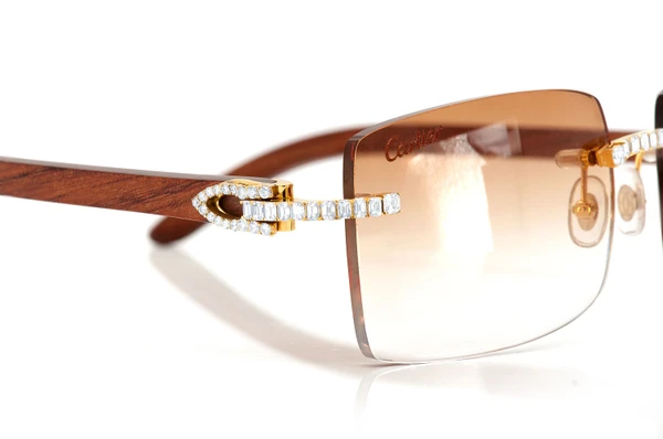 Bling Bling Rapper Jewelry Hip Hop Iced Out baguette Cut GRA Vvs Moissanite Diamond Sunglasses