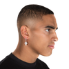 Clustered Cross Earrings