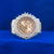 G-Shock With Full White Thrones Moissanite Diamond Watch