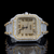 Cartier Gold Roman Dial Moissanite Diamond Watch