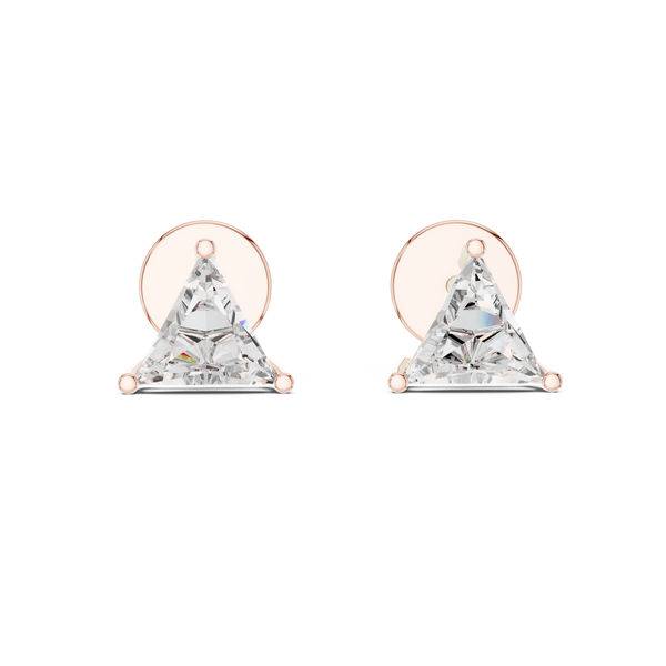 Full Triangle Diamond Earring