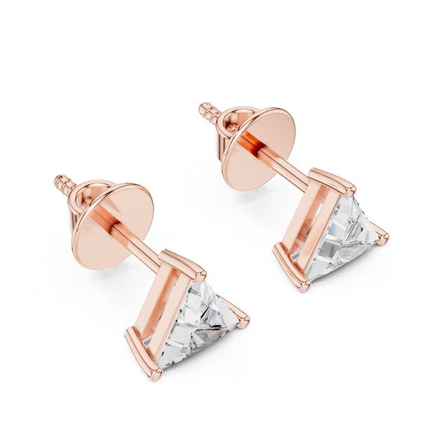 Full Triangle Diamond Earring