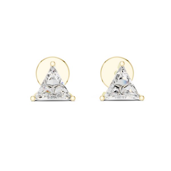 Full Triangle Diamond Earring