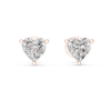 Full Heart Diamond Earring
