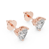 Full Heart Diamond Earring