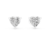 Full Heart Diamond Earring