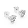 Full Heart Diamond Earring