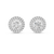 Round Diamond Stud Earring