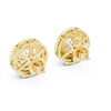 Round Diamond Stud Earring