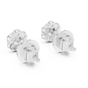 Floral Round Diamond Earring