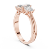 Trio Emerald & Princess DiamondRing