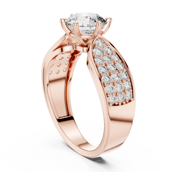 Solitaire Engagement Wedding Ring