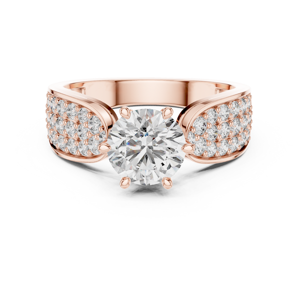 Solitaire Engagement Wedding Ring