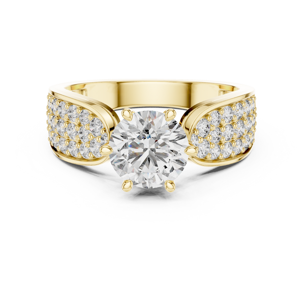Solitaire Engagement Wedding Ring