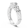 1-Carat Solitaire Diamond Shank Engagement Ring