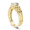 1-Carat Solitaire Diamond Shank Engagement Ring