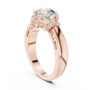 Uniqly Crafted Round Cut Vvs Diamond Ring