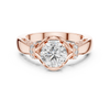 Uniqly Crafted Round Cut Vvs Diamond Ring