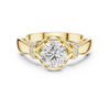 Uniqly Crafted Round Cut Vvs Diamond Ring