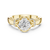 Uniqly Crafted Round Cut Vvs Diamond Ring