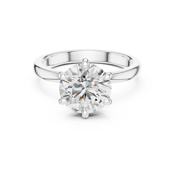 Round Brilliant Cut Engagement Ring