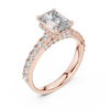 Emerald Cut Vvs Ring for Gift
