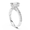 Emerald Cut Vvs Ring for Gift