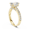 Emerald Cut Vvs Ring for Gift