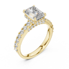 Emerald Cut Vvs Ring for Gift
