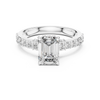 Emerald Cut Vvs Ring for Gift