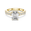 Emerald Cut Vvs Ring for Gift