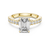 Emerald Cut Vvs Ring for Gift