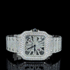 Cartier Full White With Skeleton Dial Moissanite Diamond Watch