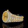 AP Two-Tone With Full Gold Dial Moissanite Diamond Watch