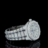 AP Full White & Bule Ruby With Blue Arabic Dial Moissanite Diamond