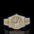 Rolex Two Tone Jubilee belt With Arabic Dial Moissanite Diamond Watch