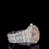 AP Rose White With Arabic Dial Moissanite Diamond Watch