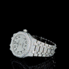 AP Full White Arabic Dial Moissanite Diamond Watch