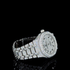 AP Full White Arabic Dial Moissanite Diamond Watch
